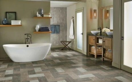 bathroom flooring room scene